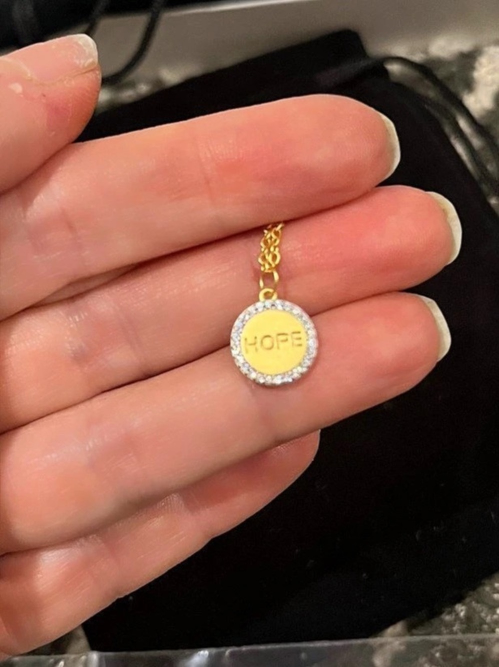 FREIDA ROTHMAN The Hope Pendant Necklace Gold & Silver